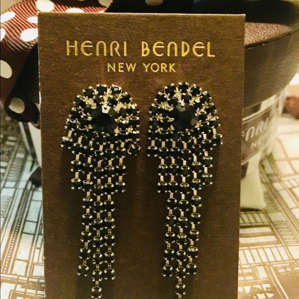 Henri Bendel crystal earrings
